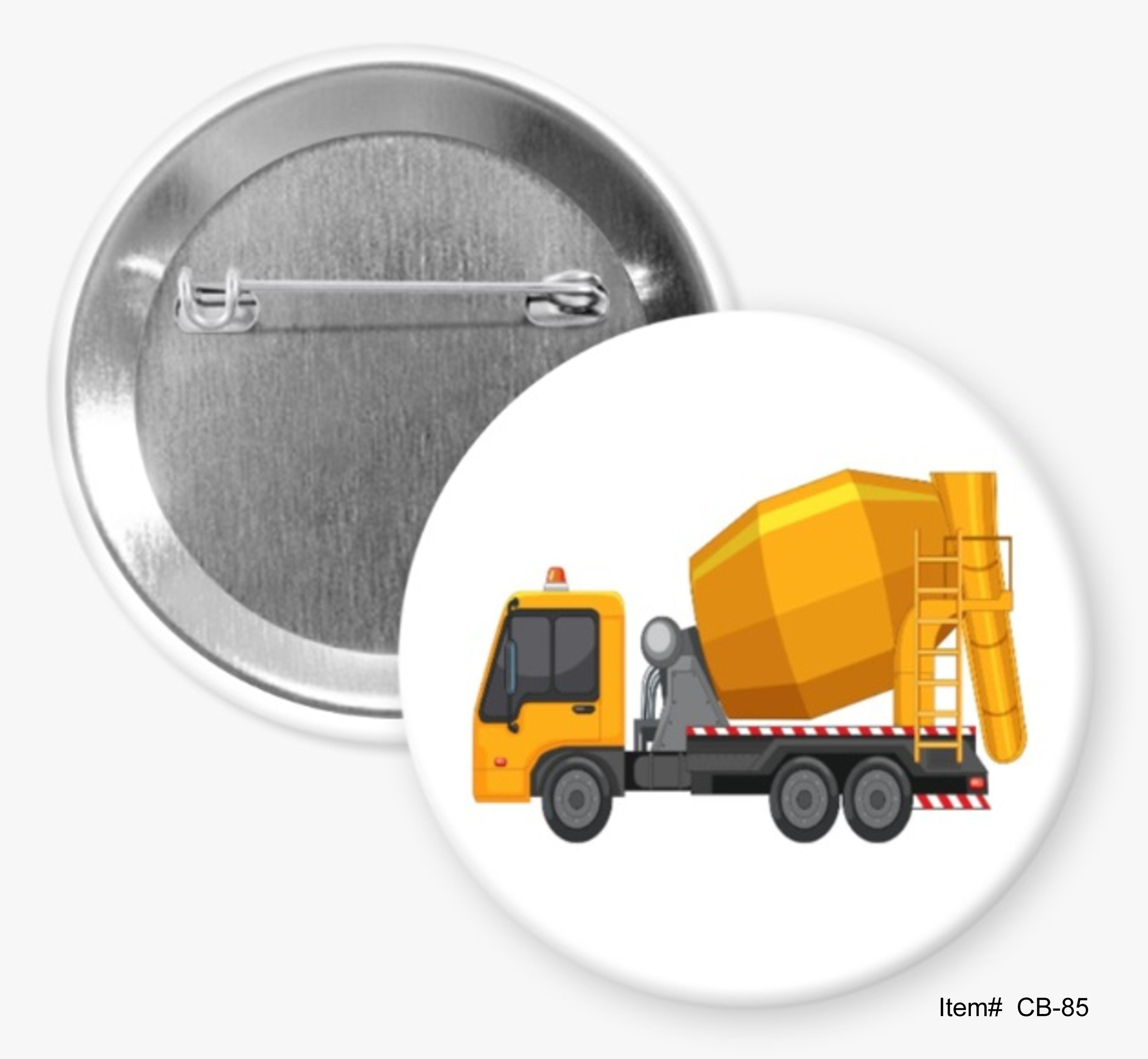 Cement Truck, Children Buttons