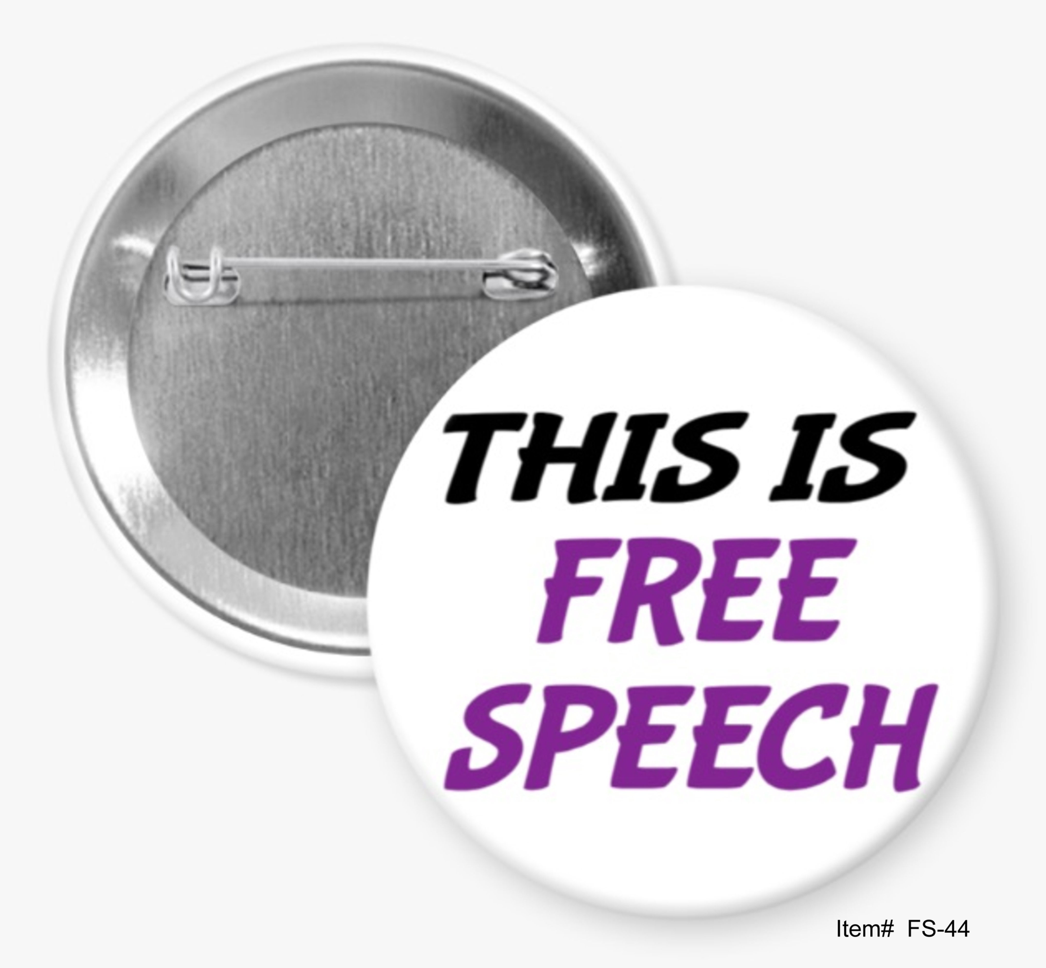This Is Free Speech, Free Speech Buttons