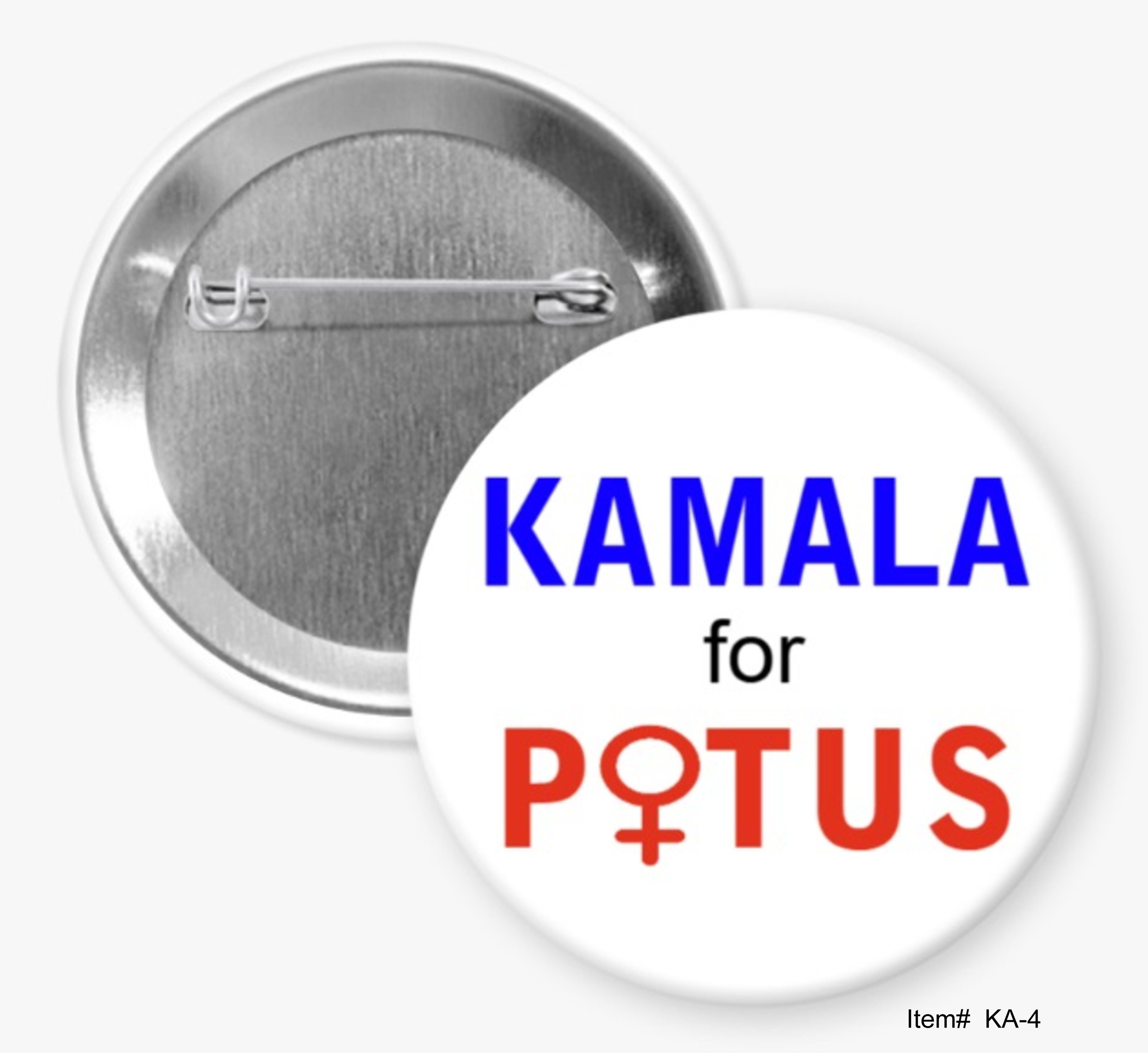 Kamala For Potus, Kamala Harris Buttons