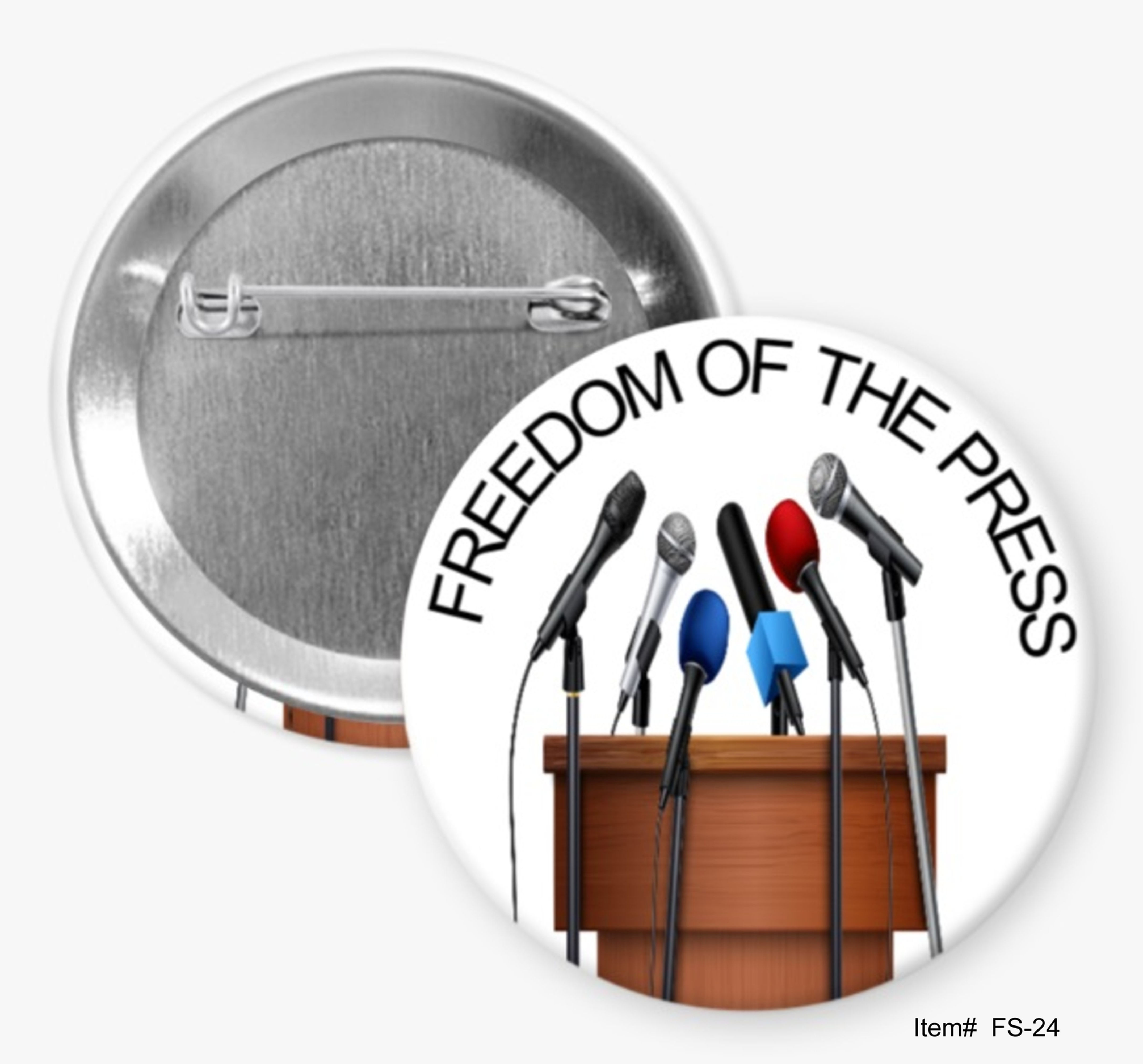 Freedom Of The Press, Free Speech Buttons