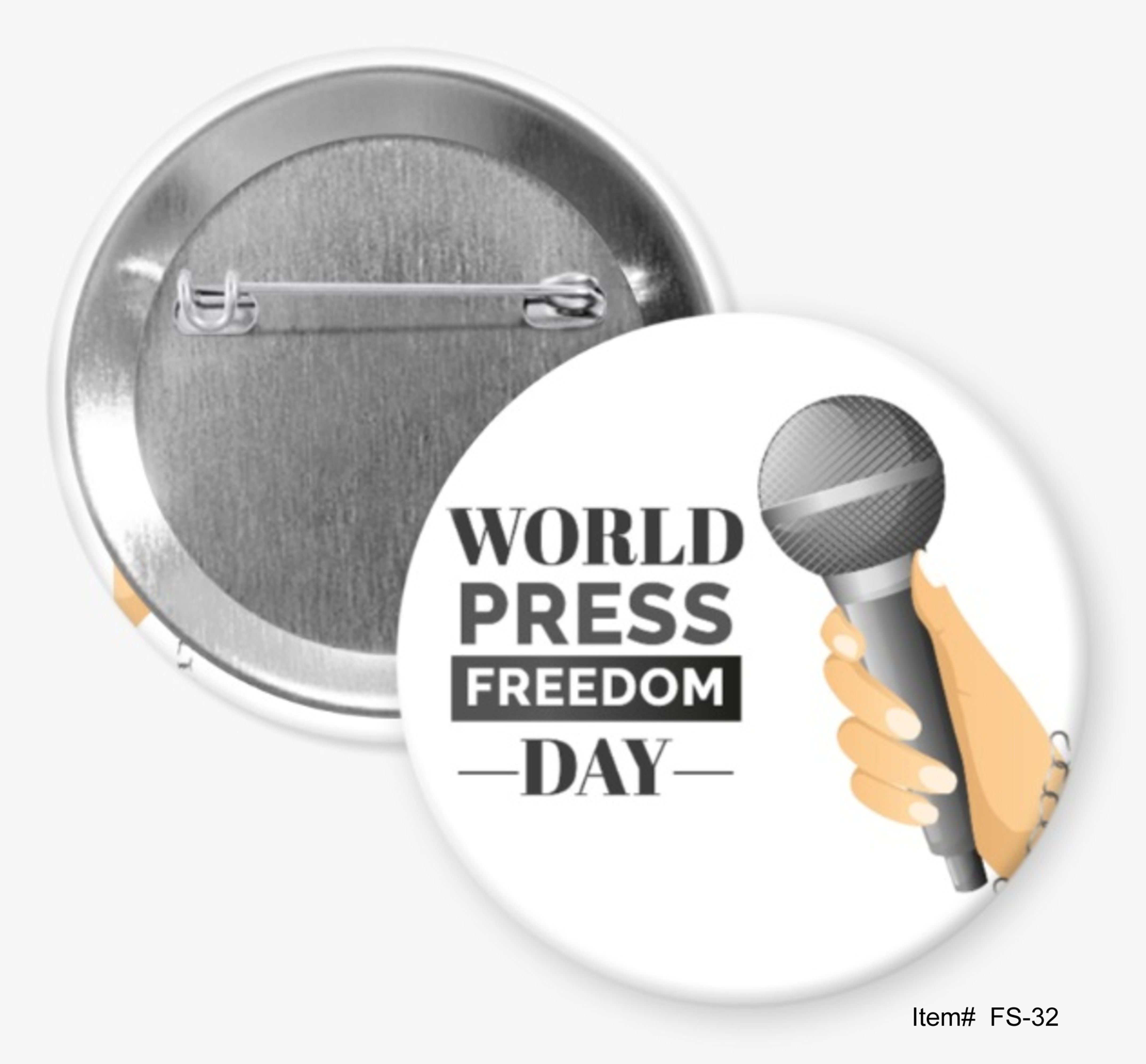 World Press Freedom Day, Free Speech Buttons