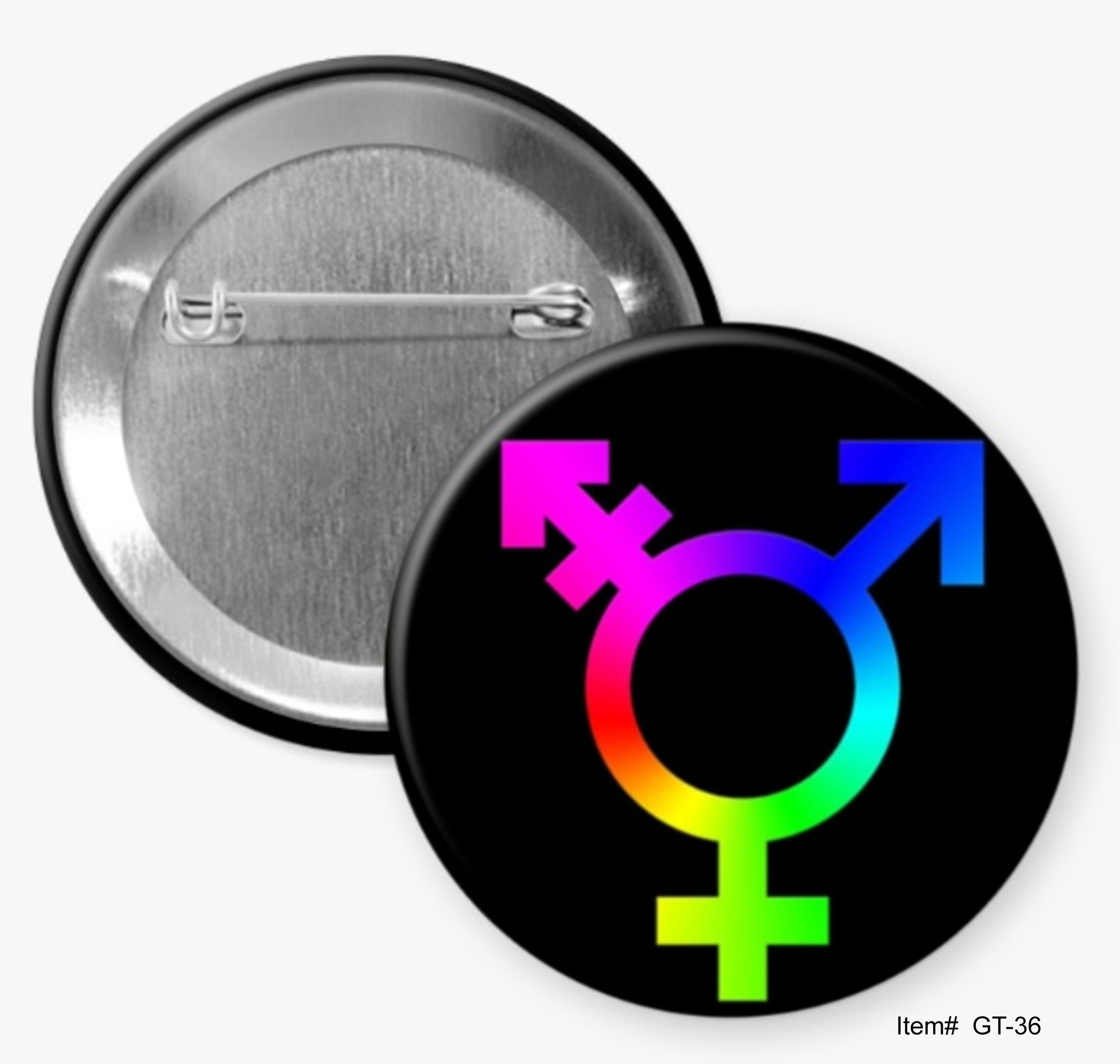 Transgender Symbol, Transgender Awareness Buttons