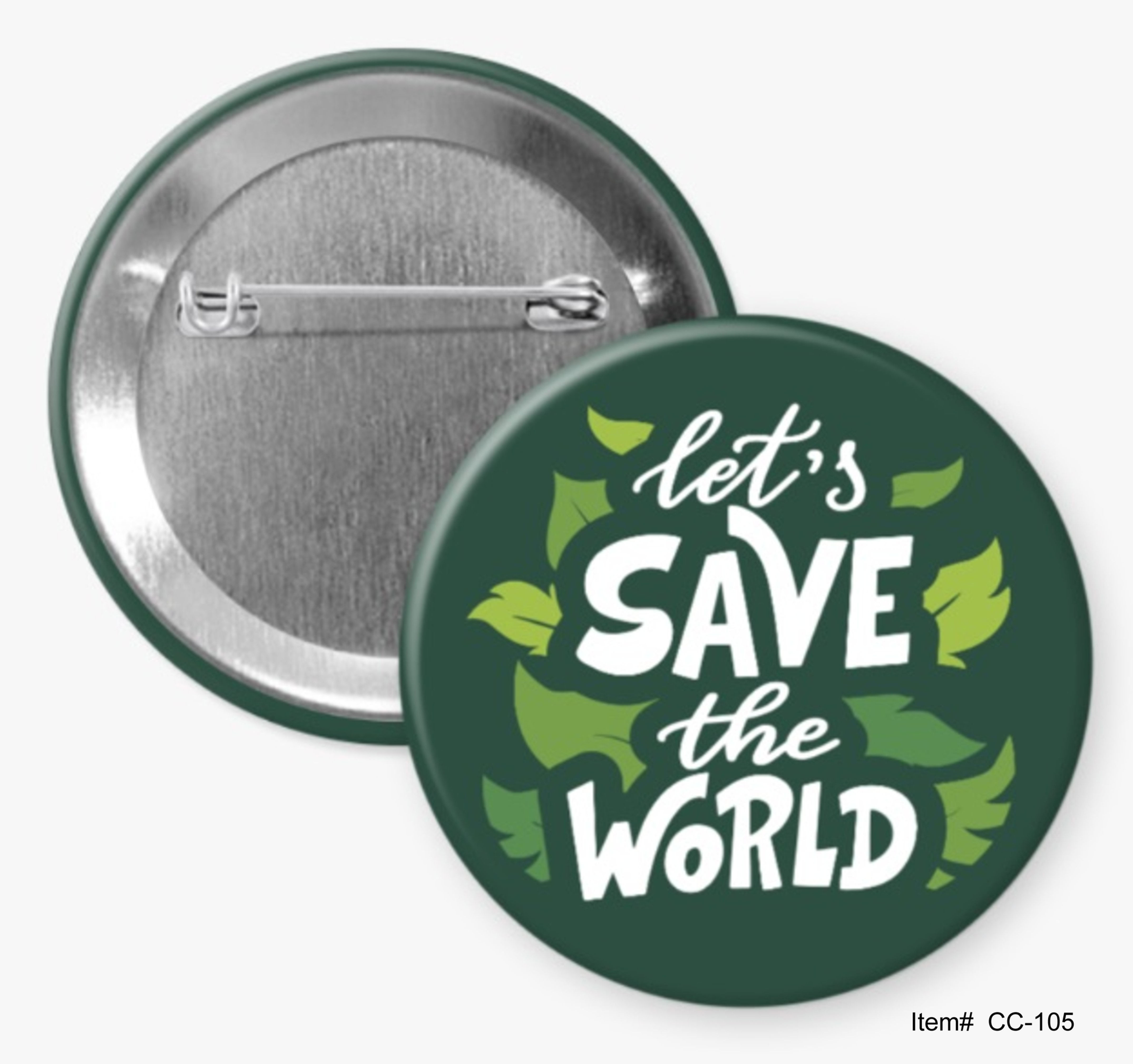 Let's Save The World, Climate Change Buttons