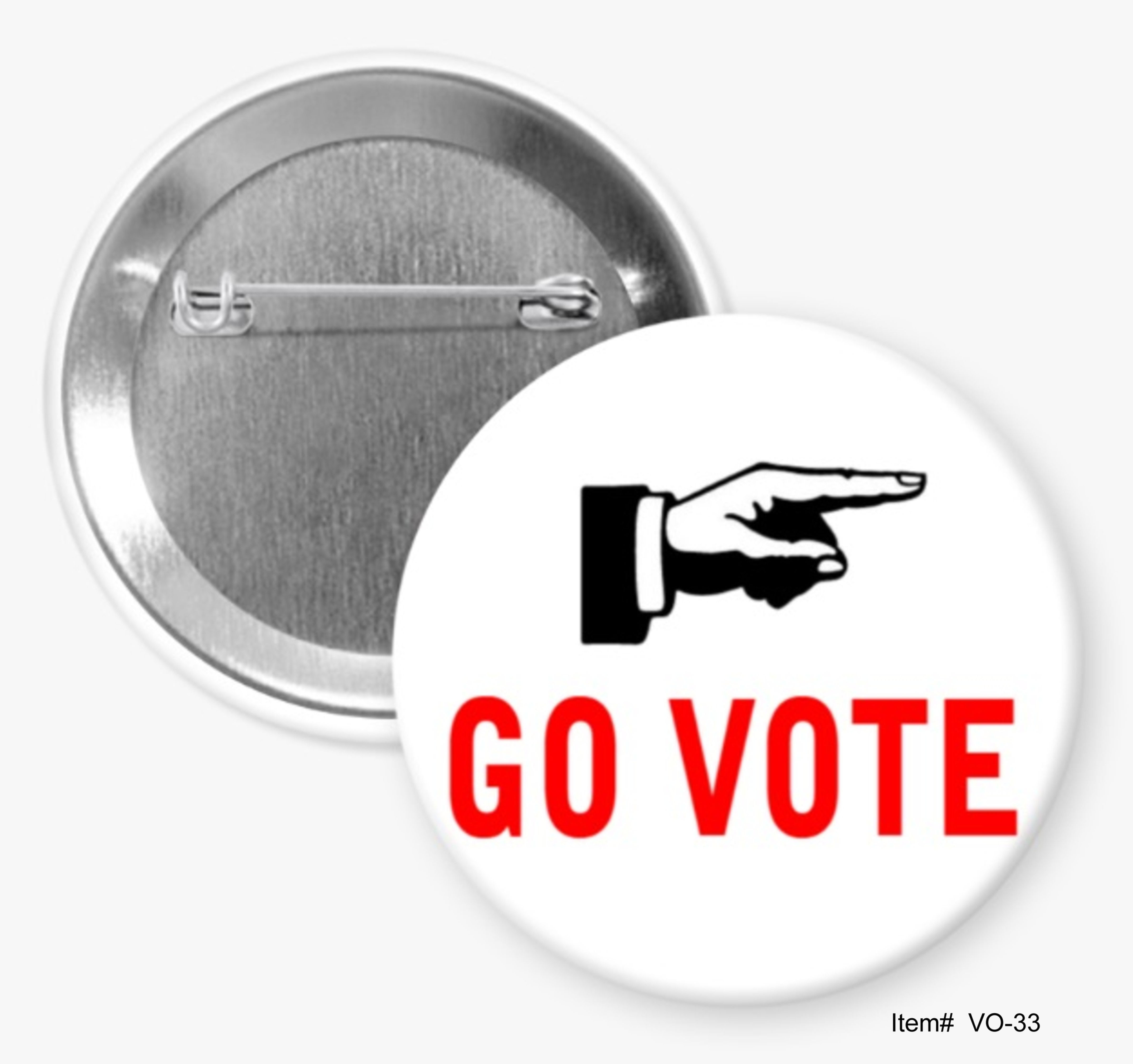 Go Vote, Vote Buttons