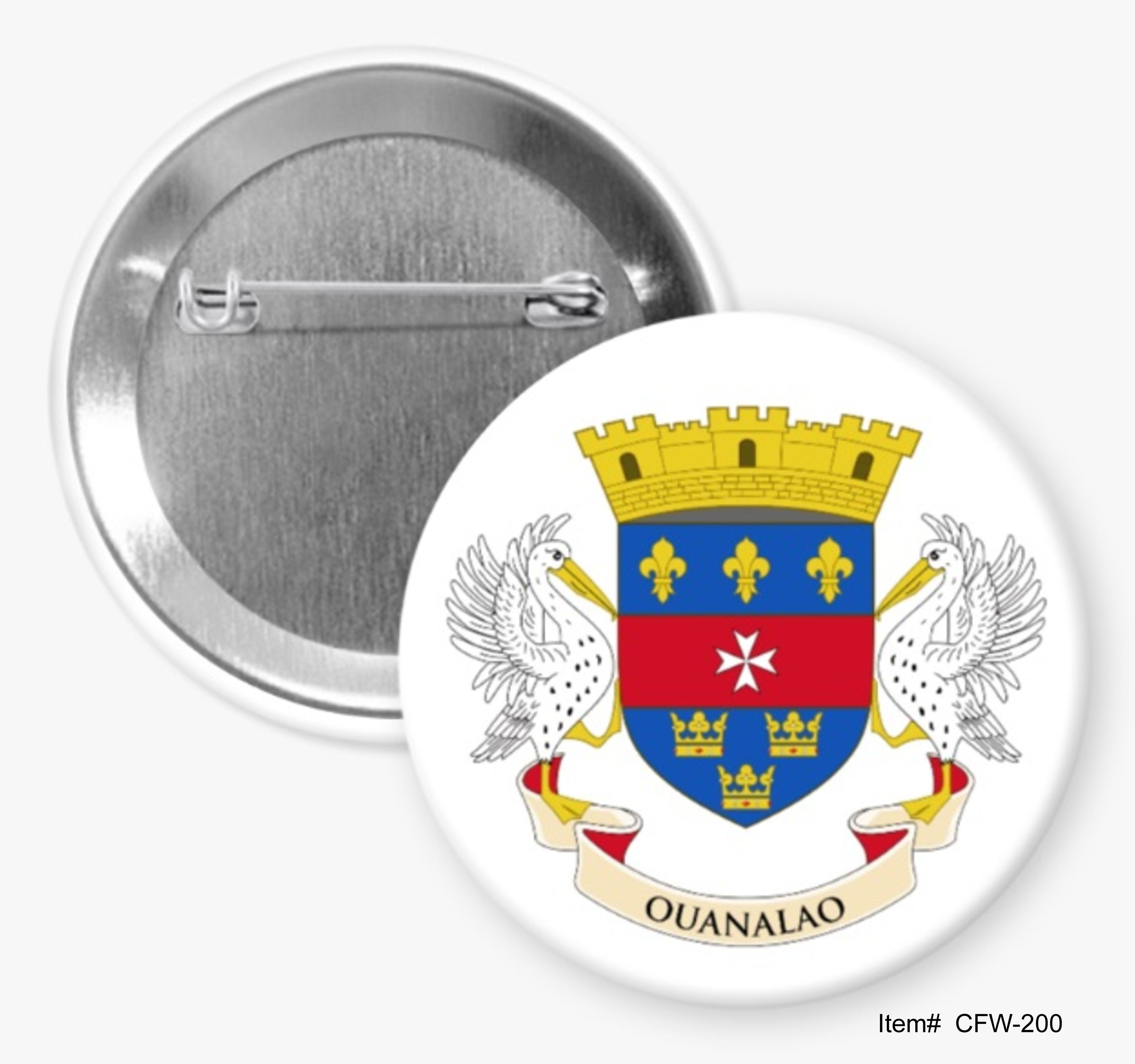 Saint Barthelemy, Country Flags Of The World Buttons