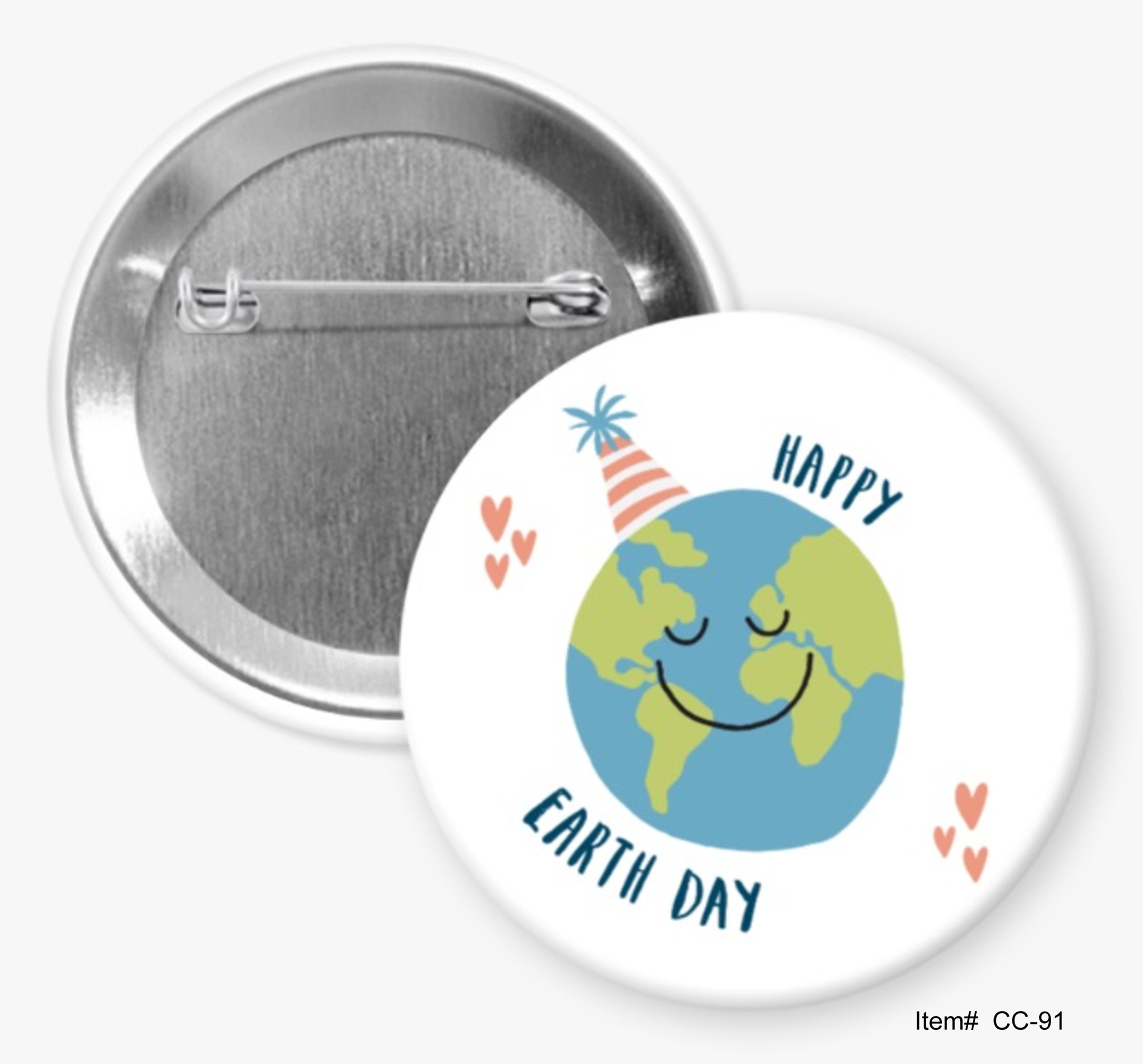 Happy Earth Day, Climate Change Buttons