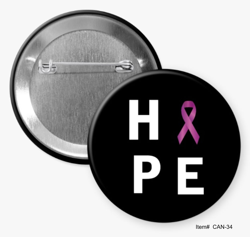 Hope, Cancer Awareness Buttons