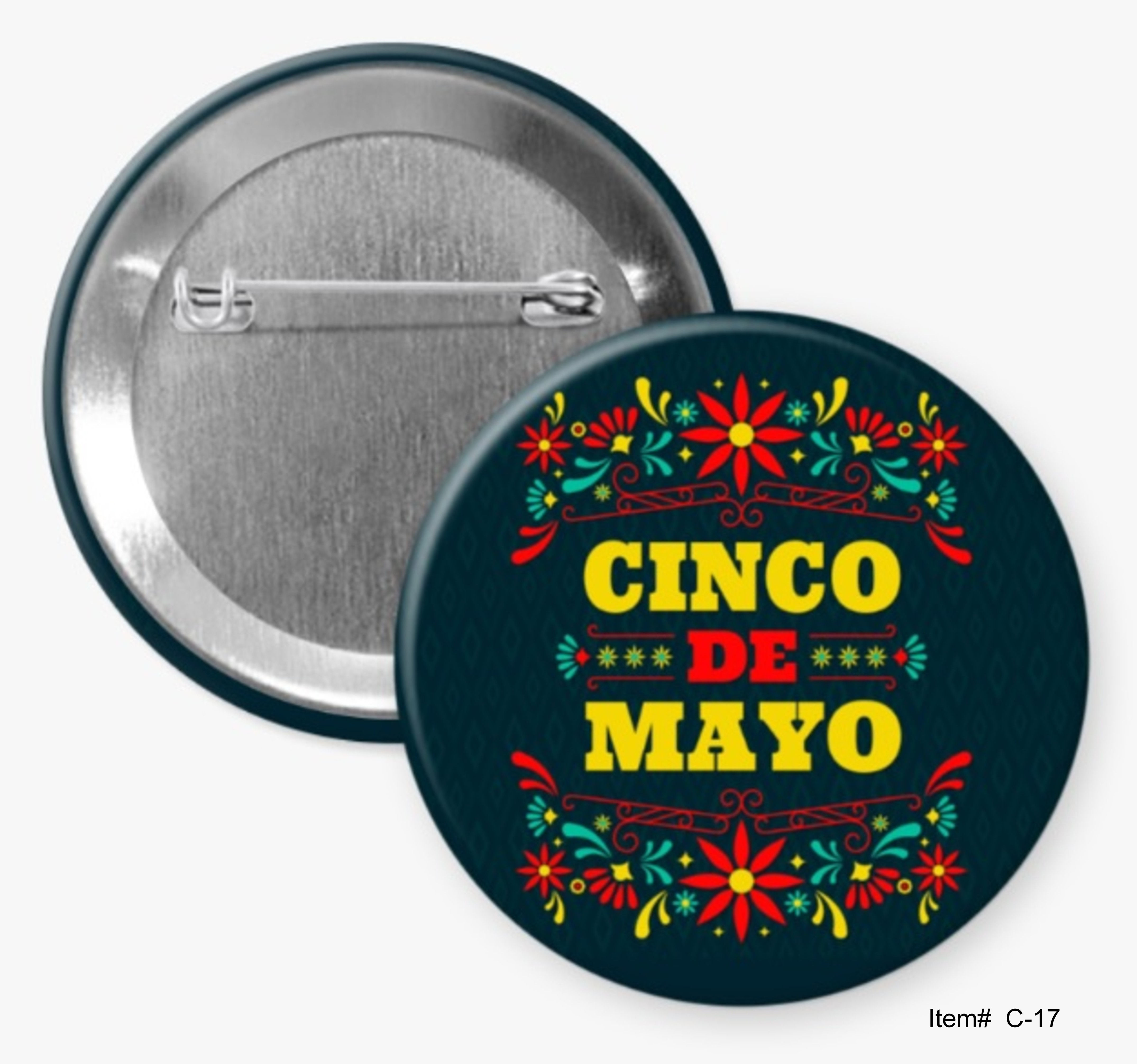 Cinco De Mayo Buttons
