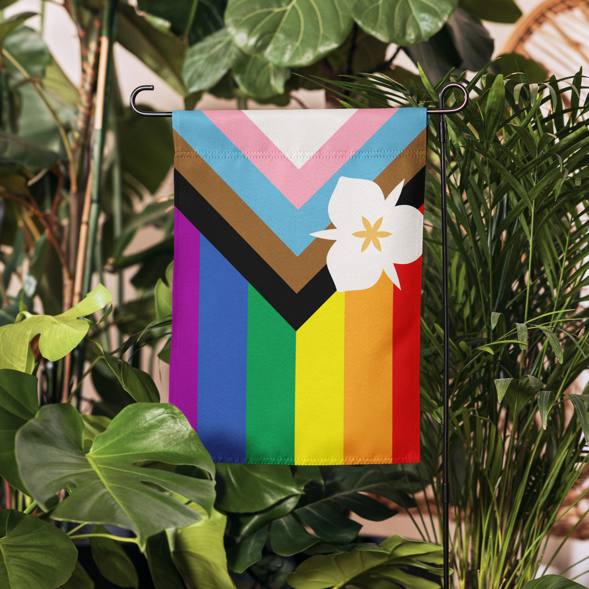 SLC Pride Garden flag