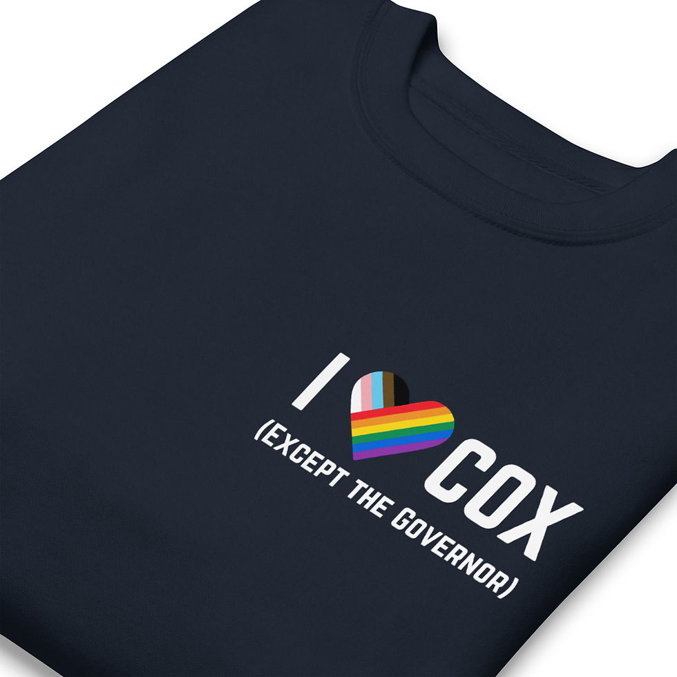 Thumbnail:  I ❤️ COX (Except the Governor) Sweatshirt