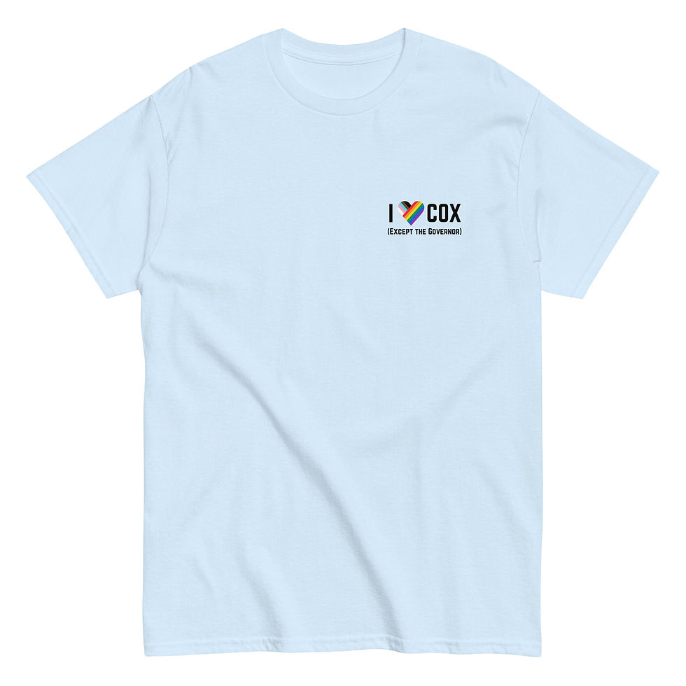 Thumbnail: I ❤️ COX (Except the Governor) T Shirt