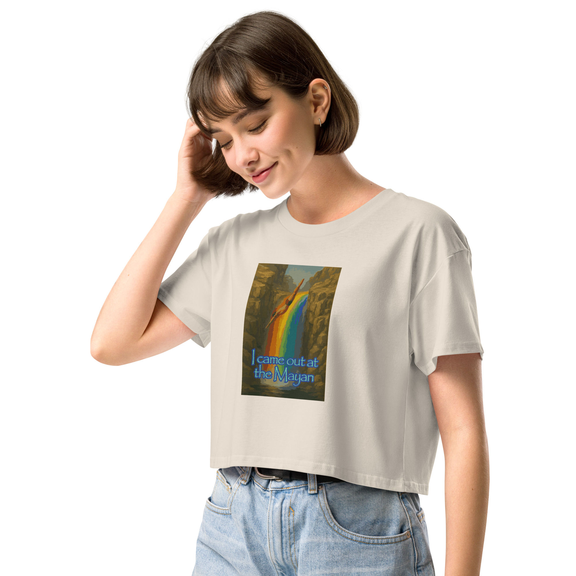 I Came Out At The Mayan Crop Top