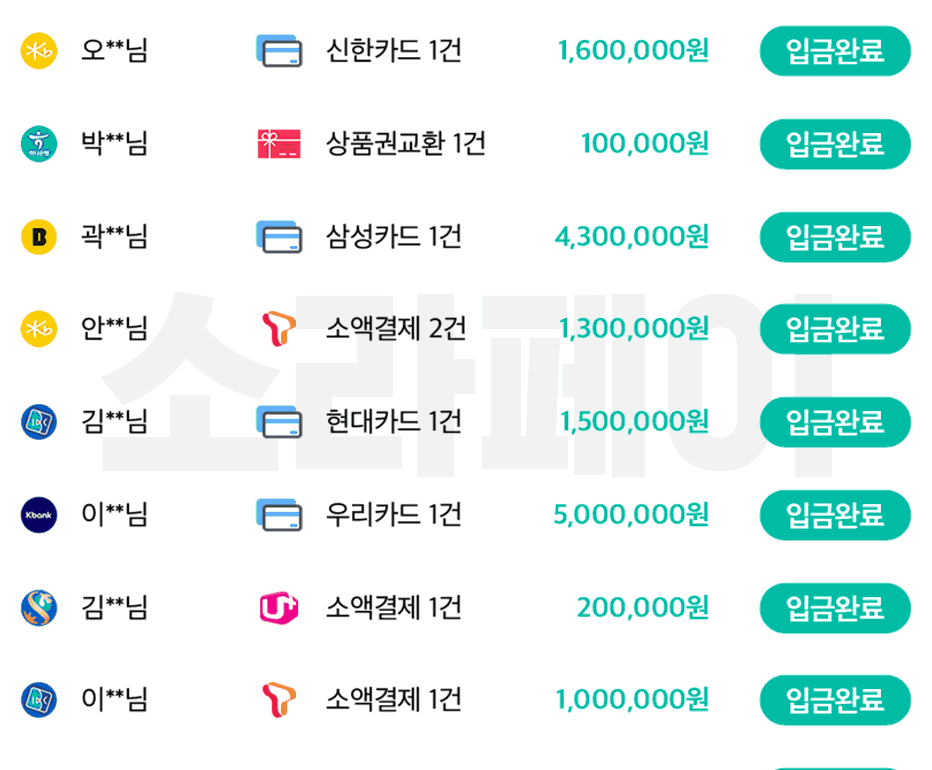 소라페이 실시간현황