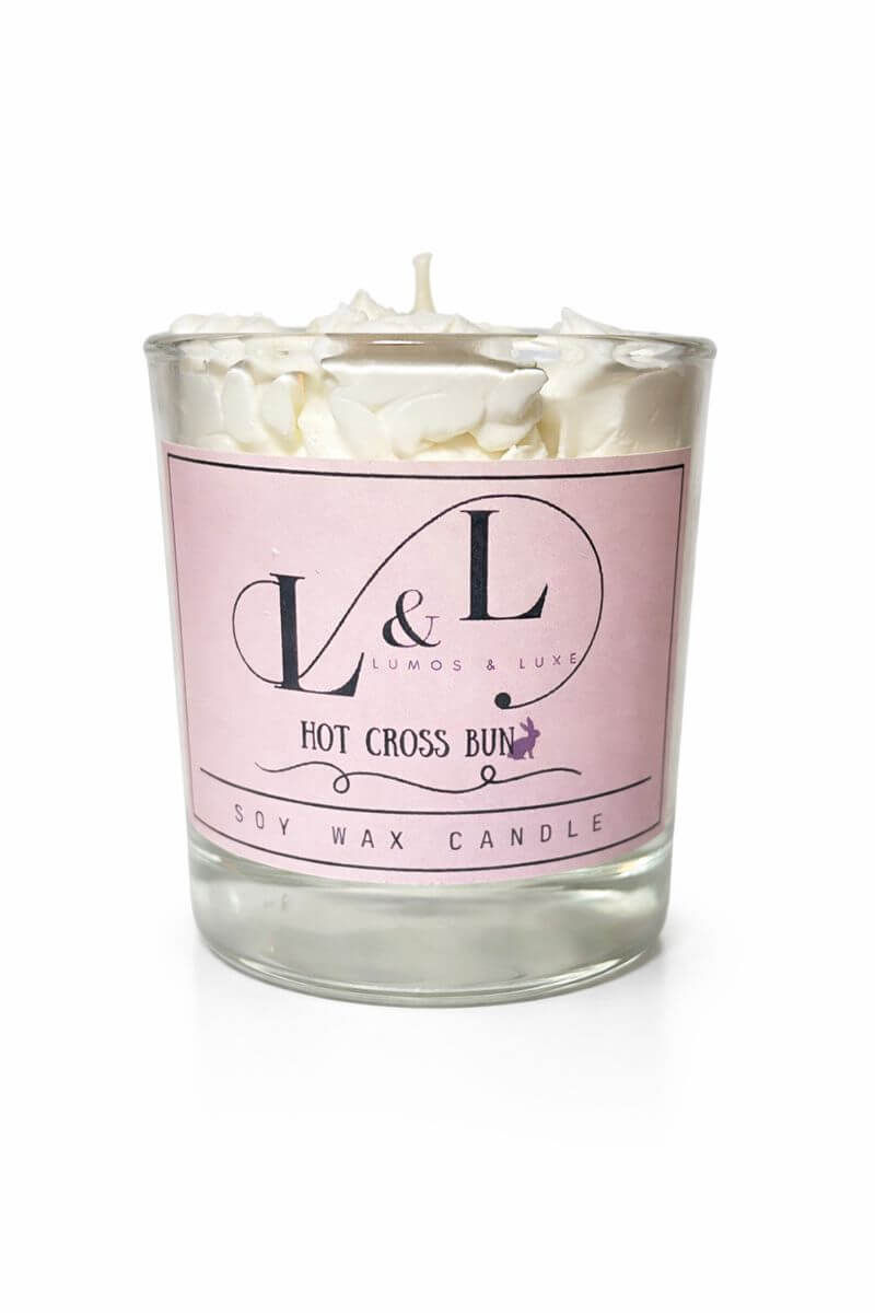 Hot Cross Bun Scented Candle Lumos&Luxe Darlington