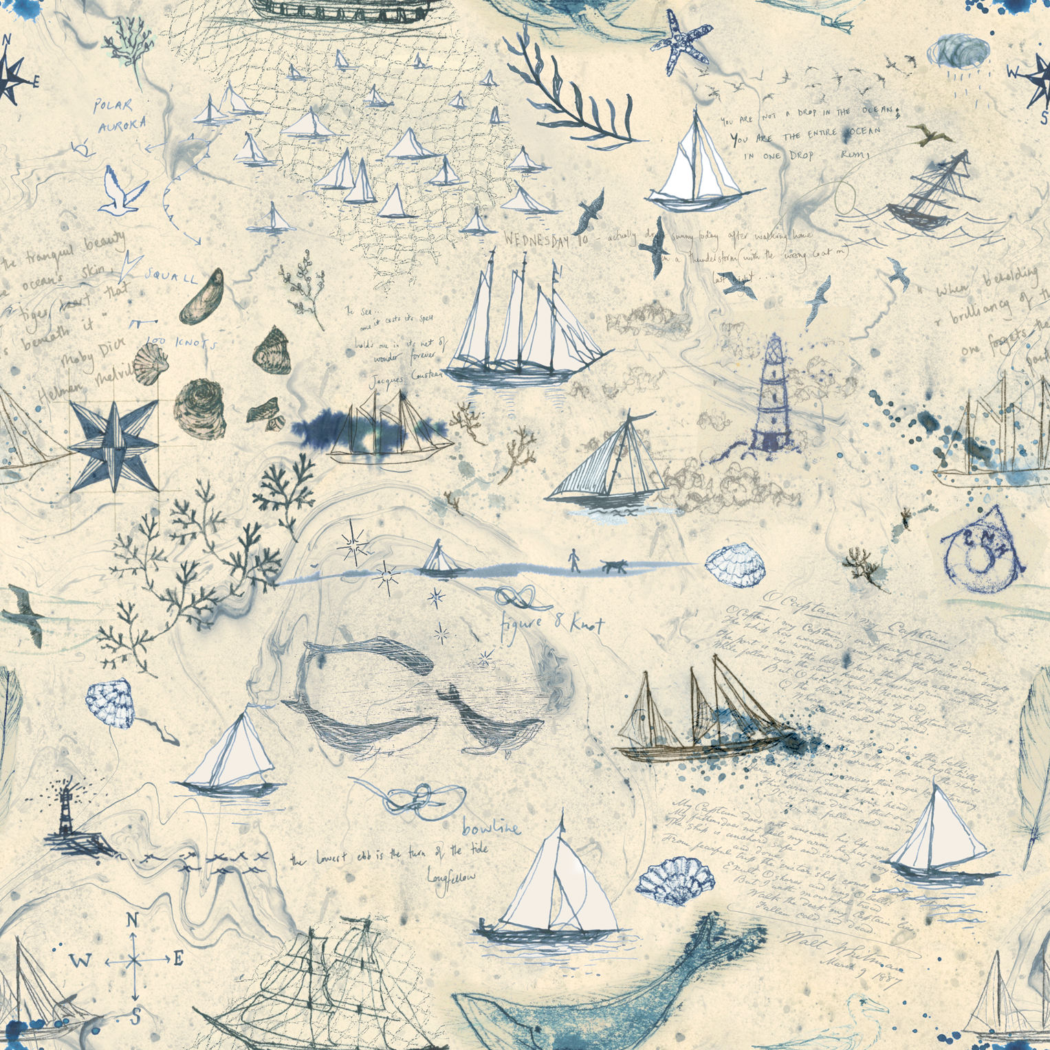 Longshore (Flag) - Janet Clare (Moda Fabrics)