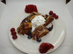 Wild Berries Stuffed Waffle