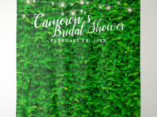 Best Deals! Green Wall Twinkling Lights Bridal Shower Backdrop