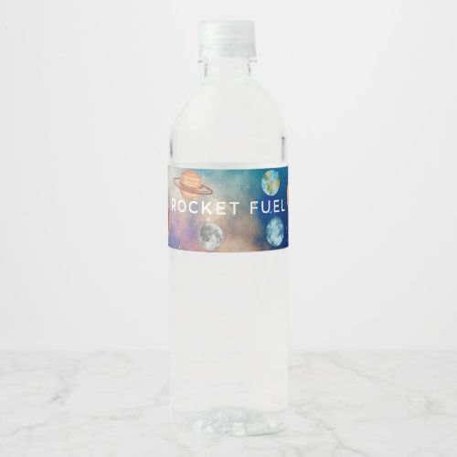 Top 5! Rocket Fuel Water Bottle Label