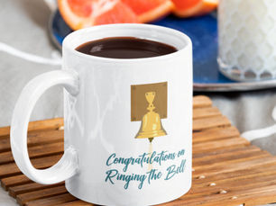Hot Deals! Ringing Cancer Bell, Finished Treatment Coffee Mug