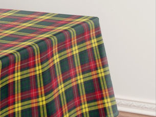Top 5! Clan Buchanan Green and Yellow Scottish Tartan Tablecloth
