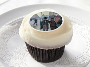 Best Price! Gustave Caillebotte - Paris Street; Rainy Day Edible Frosting Rounds