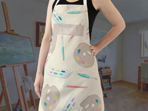 Top 5! Personalized Artist Apron Smock with Art Supplies