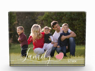 Hot Review! Family Heart Script Overlay | Horizontal Photo