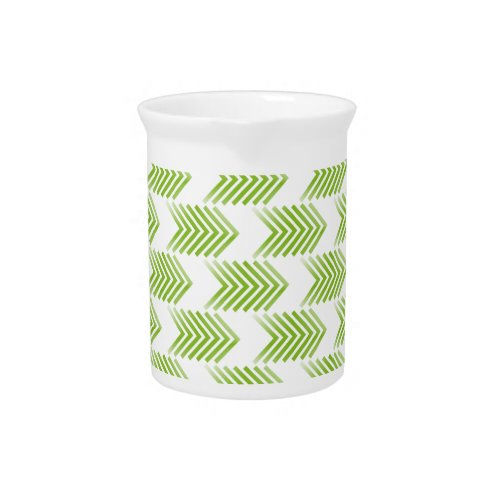 Big Deals! Green Tribal Arrow Pattern Drink Pitcher
