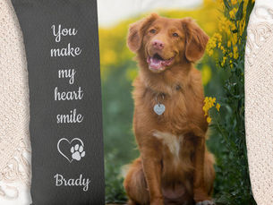 Top 10! Dog Lover Gift Pet Personalized 2 Photo Throw Pillow
