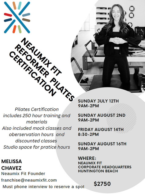 Reformer Pilates Certification