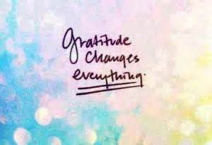 Gratitude is everything.