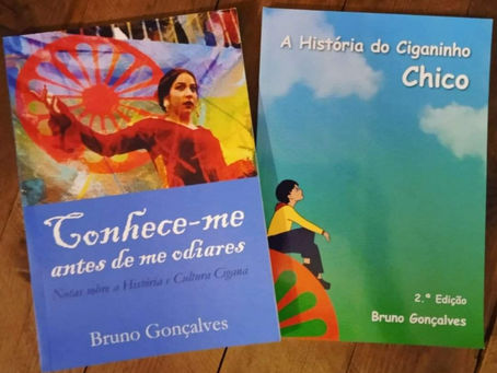 Livros "Conhece-me Antes de me Odiares" e "História do Ciganinho Chico" de Bruno Gonçalves