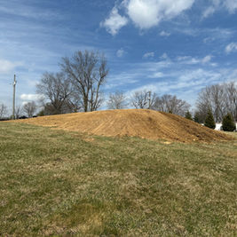 Another view of custom-built horse arena with optimal drainage and footing.