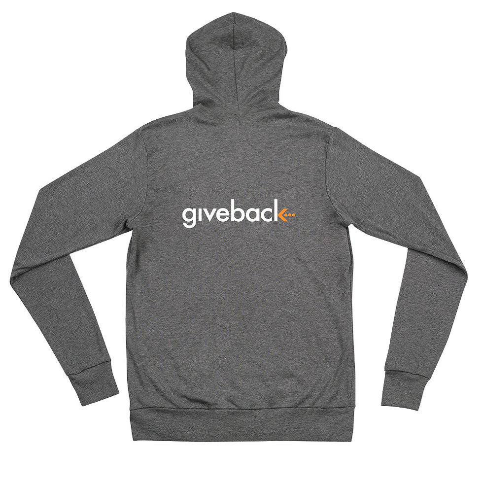Thumbnail: Unisex Give Back Zip Hoodie
