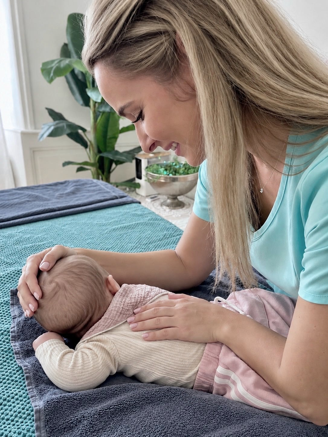 Marion and baby