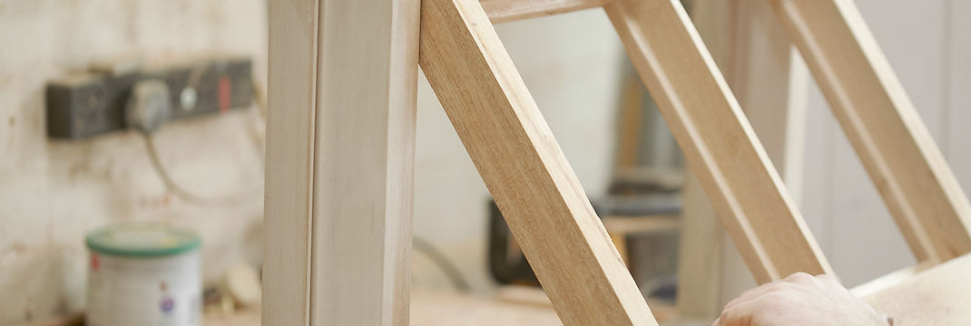 Carpenter Assembling Newly Made Windows
