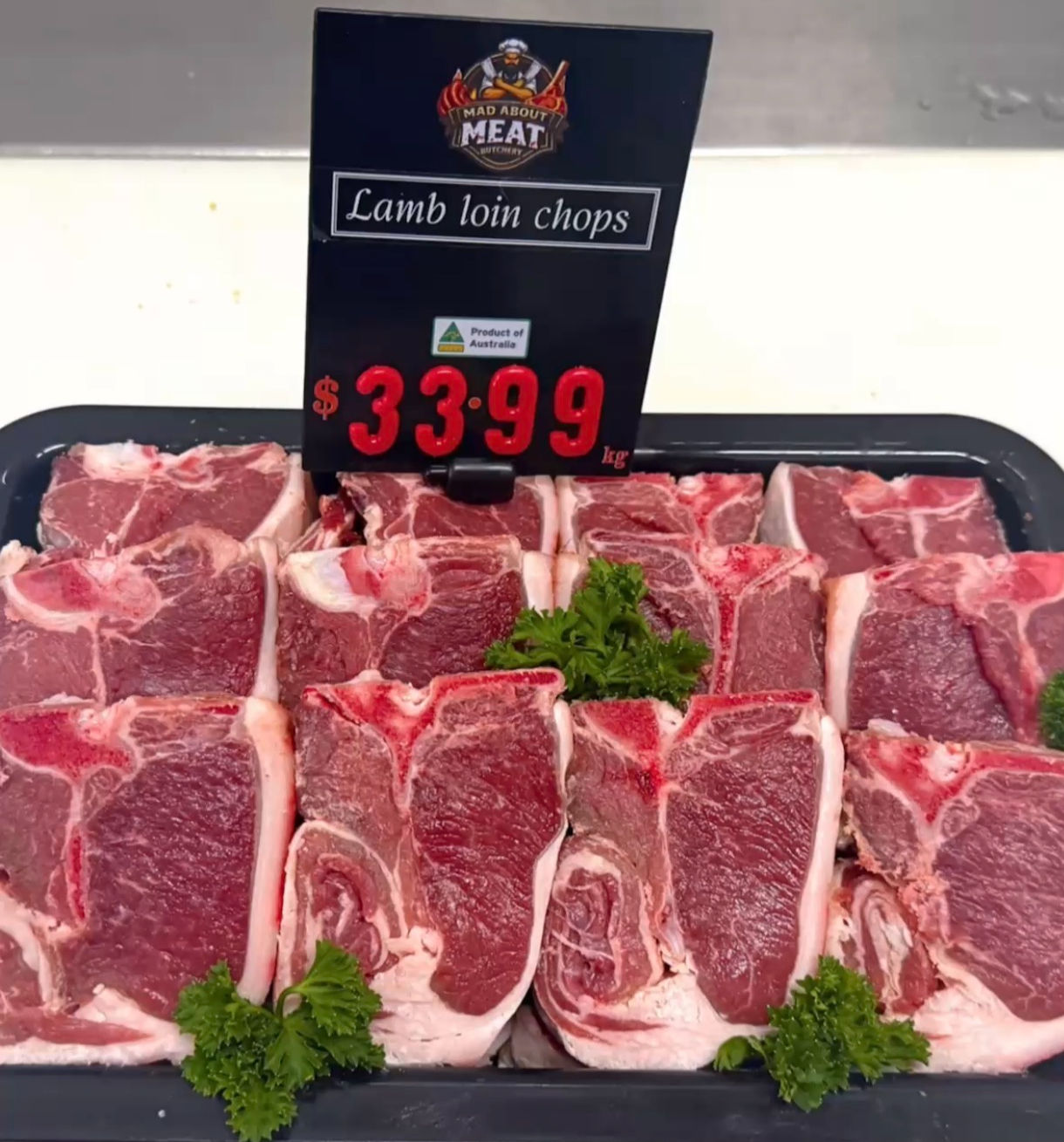 Lamb loin chops
