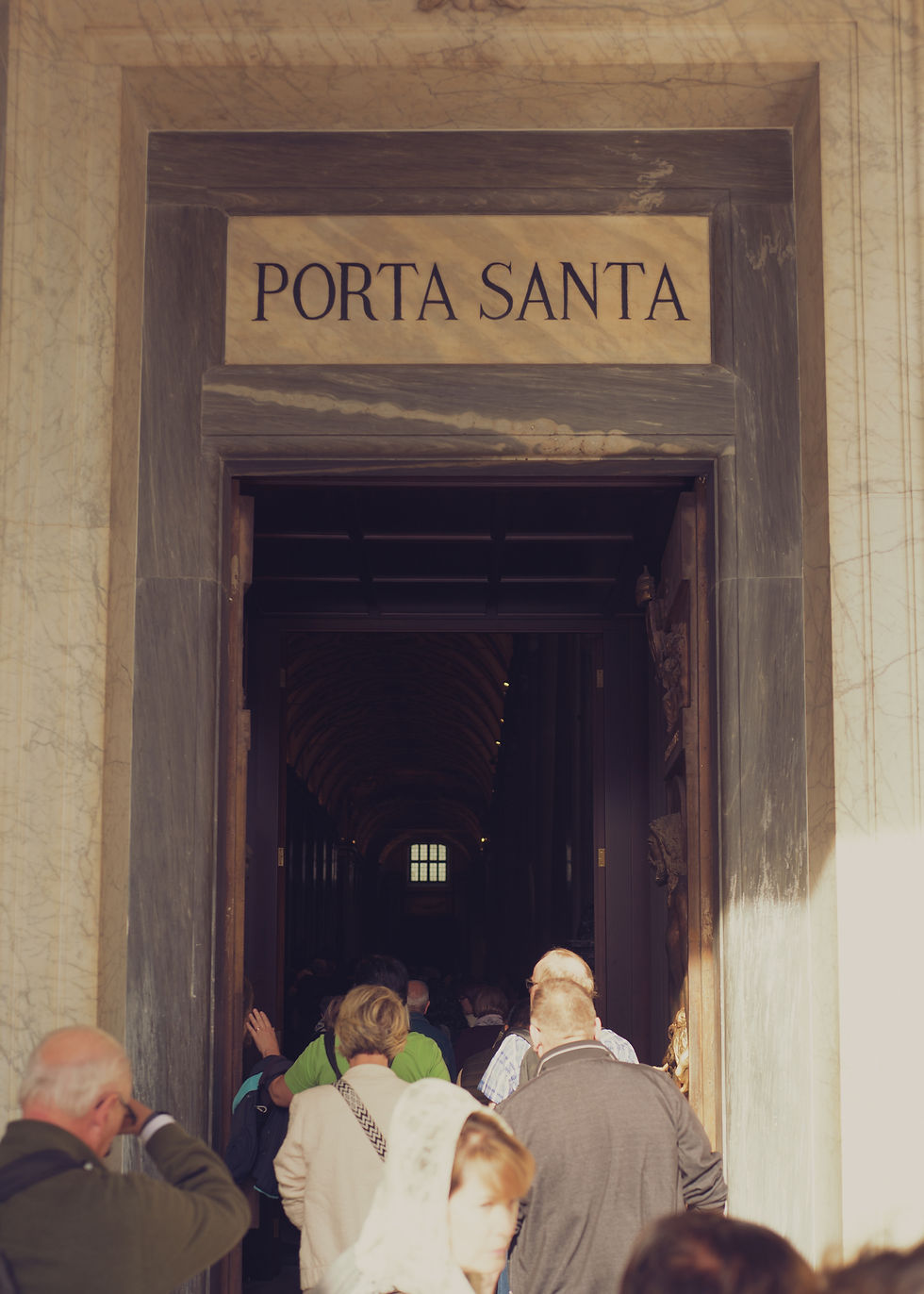 Porta Santa or Holy Door at Santa Maria Maggiore