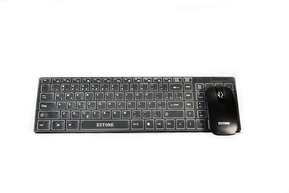 Cod Y00204 Teclado com mouse sem fio K06