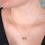 Thumbnail: Deep green turmaline necklace