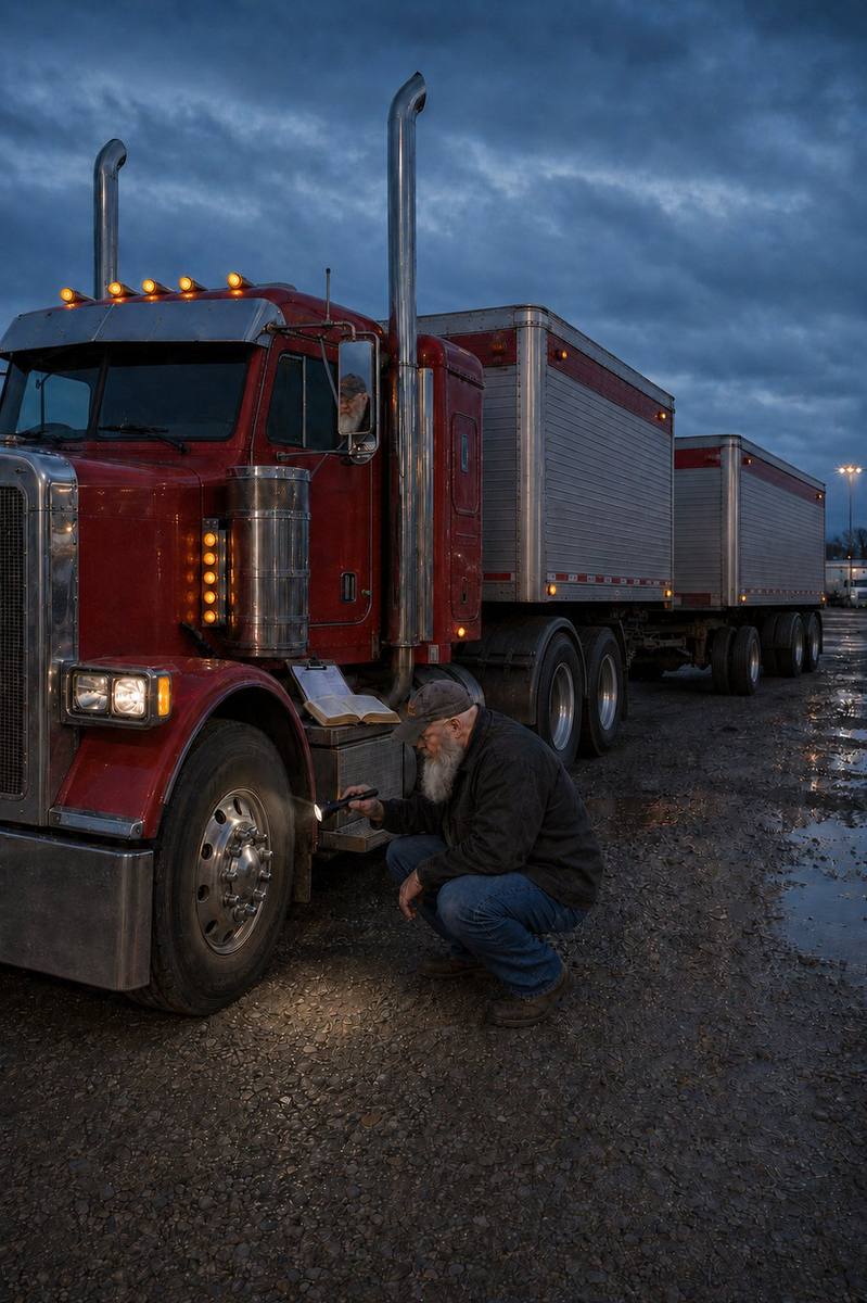 trucking and road