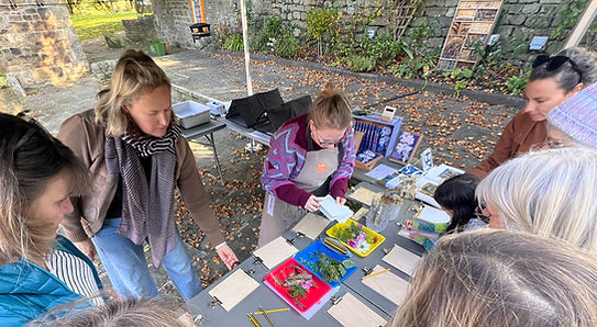 Cyanotypes at Ilkley Manor House