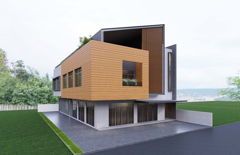 architect, bungalow, minimalist, tropical, house, design, renovation