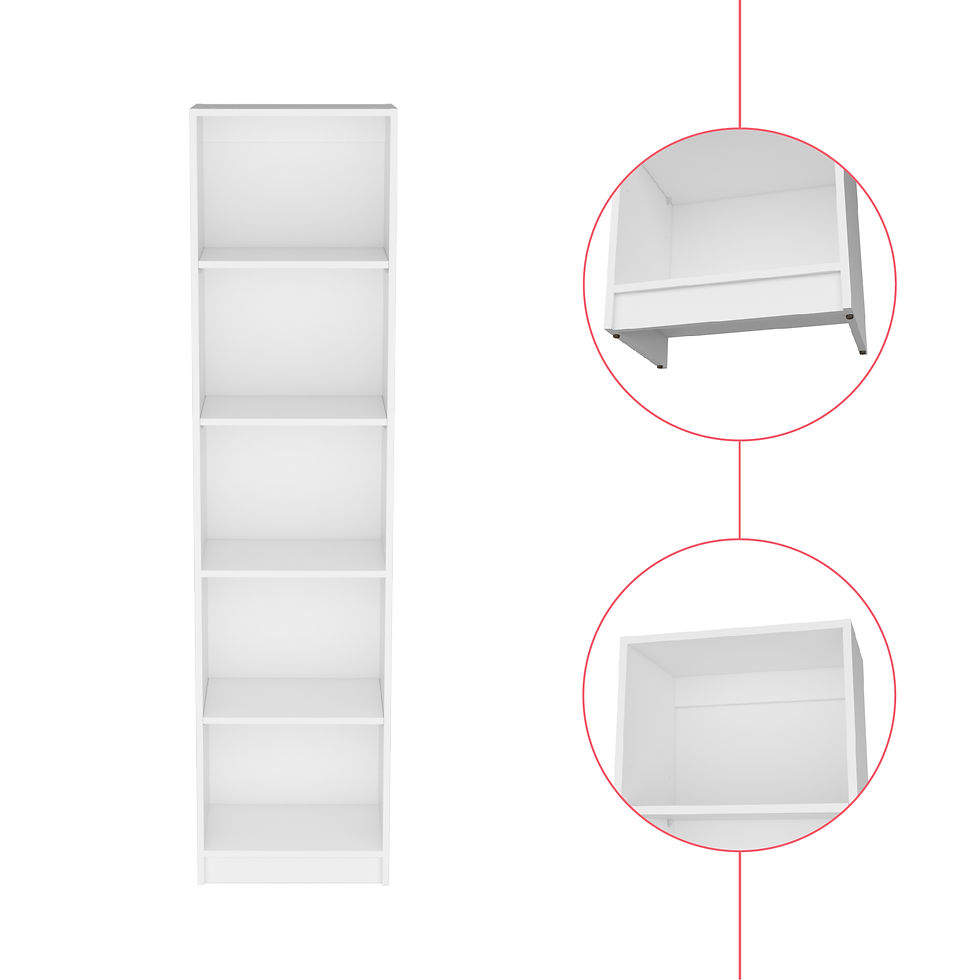Thumbnail: Bookcase XS Benzon, Office, White