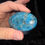 Thumbnail: Natural Blue Apatite Palmstone – Polished Crystal Healing Crystal Stone
