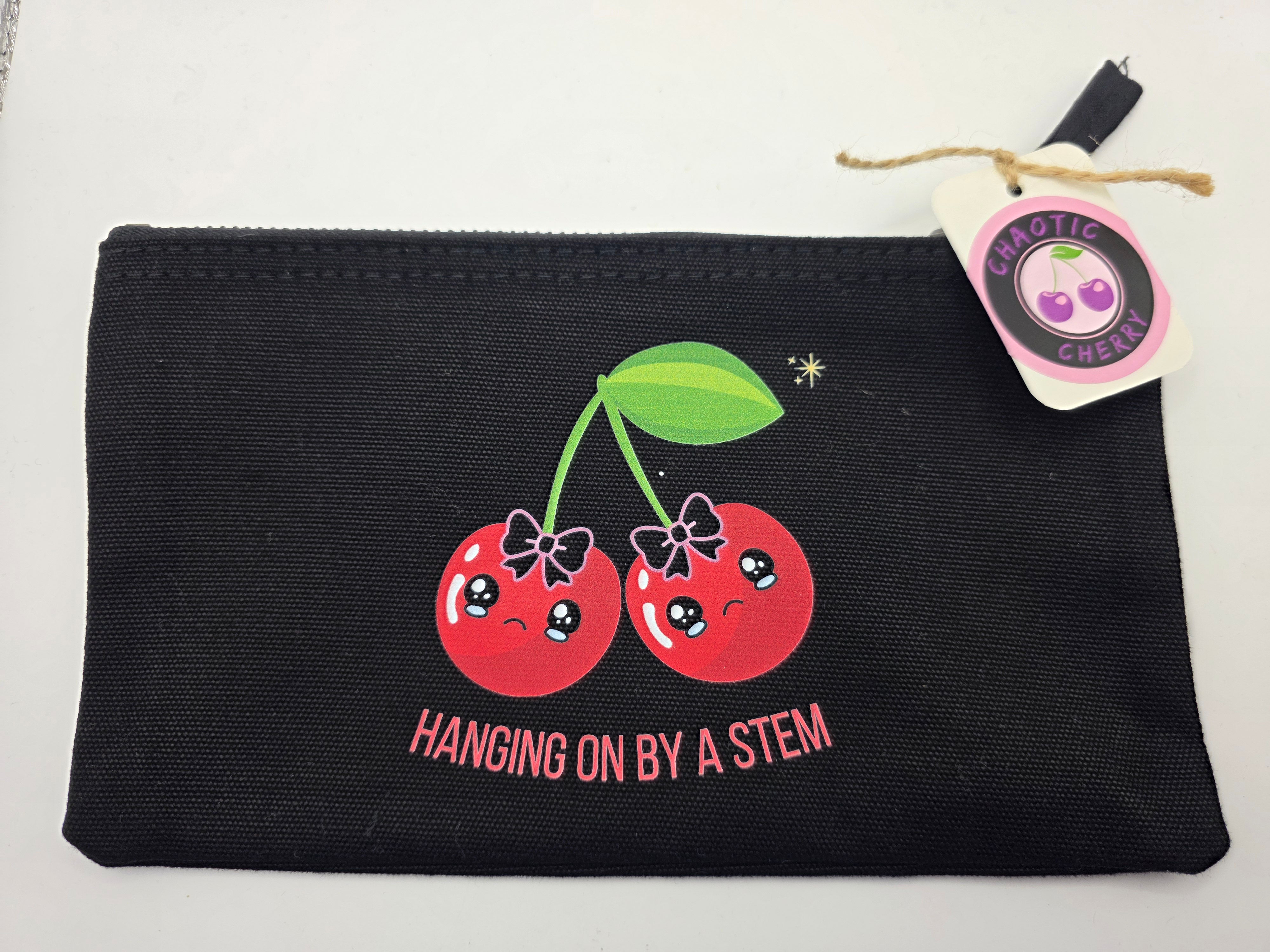Hanging On By A Stem Chaotic Cherry Pencil Case