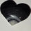 Thumbnail: Black Lace Agate Heart Crystal Healing Stone Grounding Calm