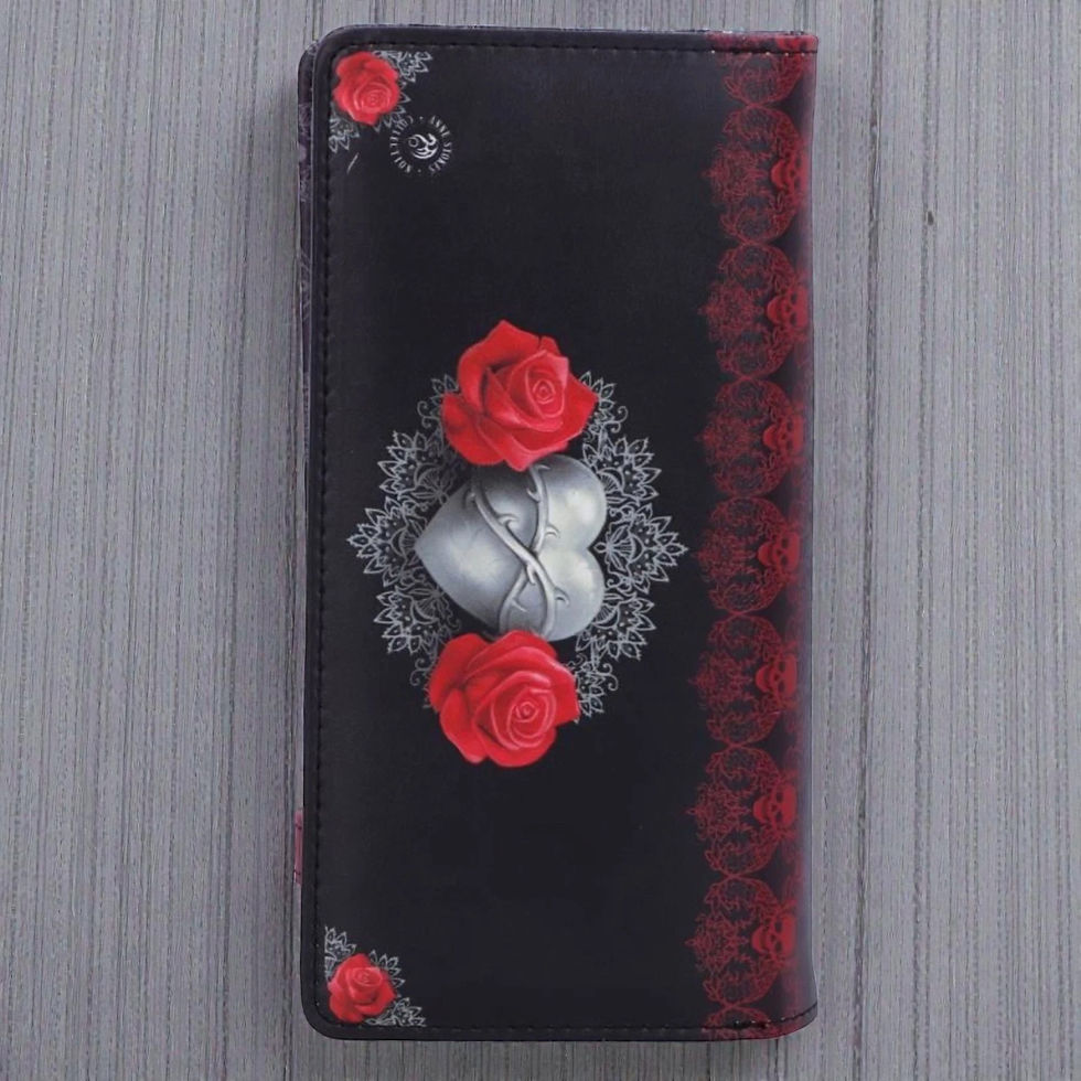Thumbnail: Anne Stokes Only Love Remains Embossed Purse 18.5cm Fantasy Gothic Wallet
