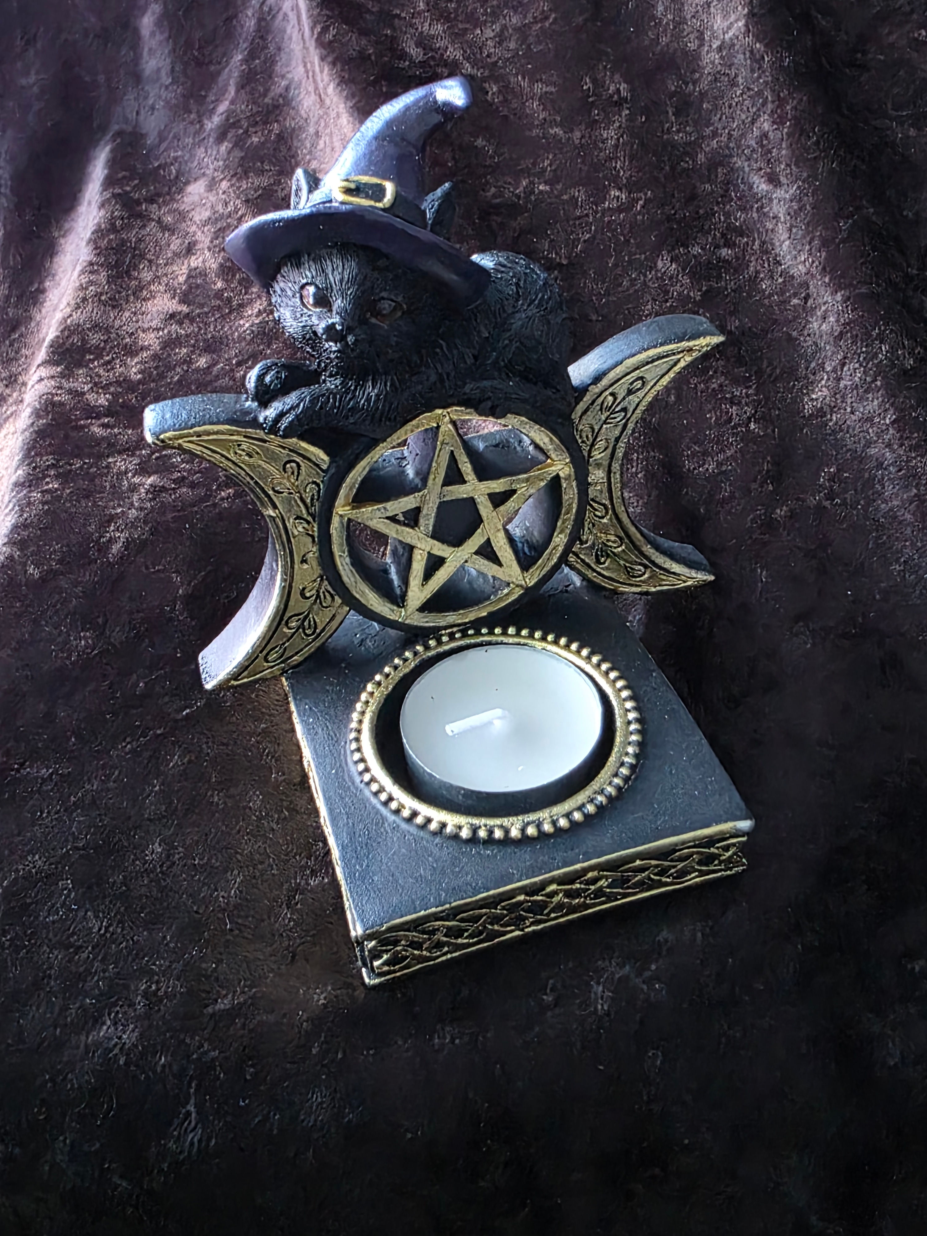 Nemesis Now Black Magic Tealight Holder