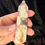 Thumbnail: Pink Tourmaline + Lepidolite in Quartz Tower – Genuine Crystal Point | Peace